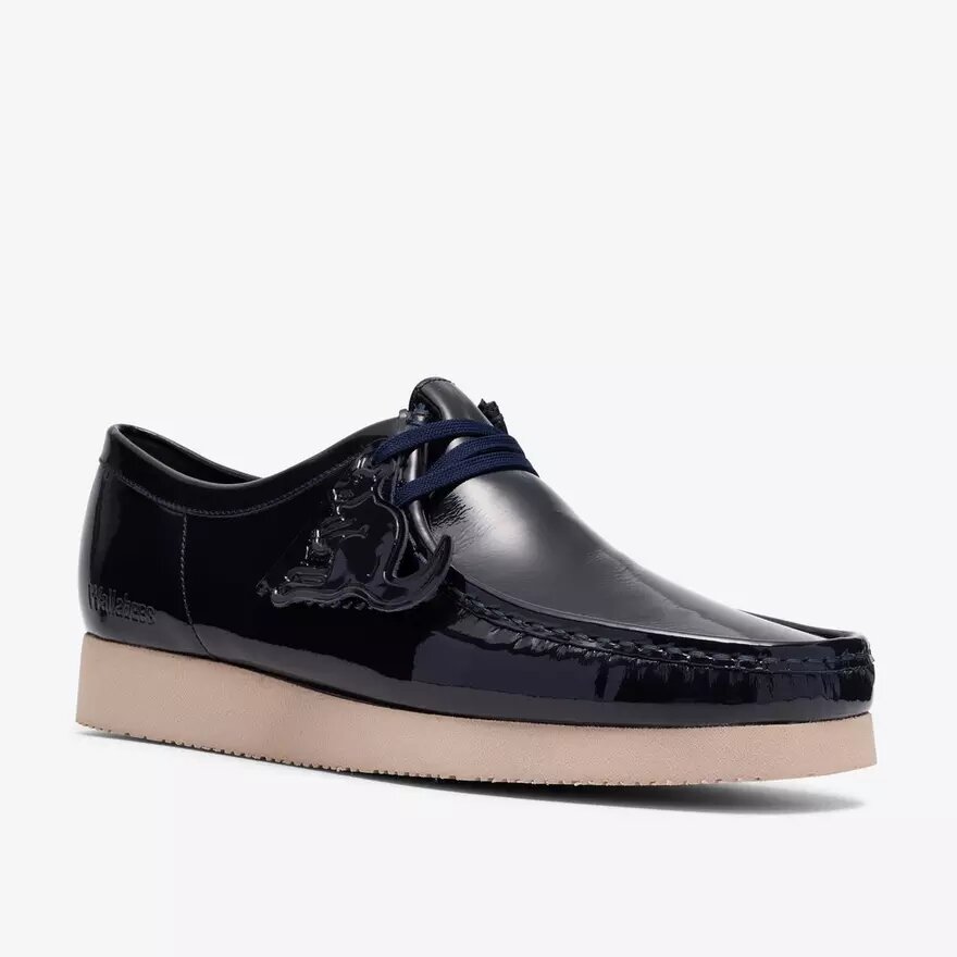 Mens Wallabee 2604 Navy Patent Wallabees Mens Wallabee 2604 Navy Patent Wallabees