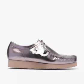 Mens Wallabee 2604 Silver Patent Wallabees
