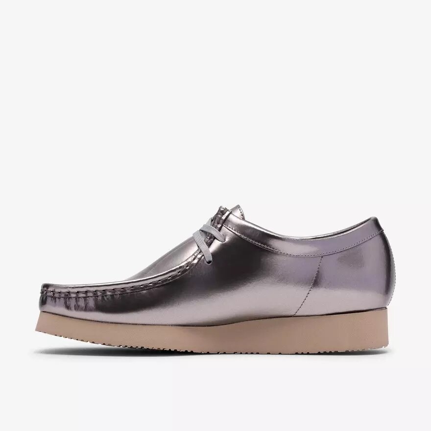 Mens Wallabee 2604 Silver Patent Wallabees Mens Wallabee 2604 Silver Patent Wallabees