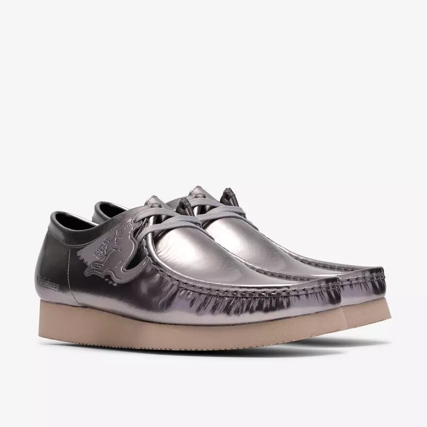 Mens Wallabee 2604 Silver Patent Wallabees Mens Wallabee 2604 Silver Patent Wallabees