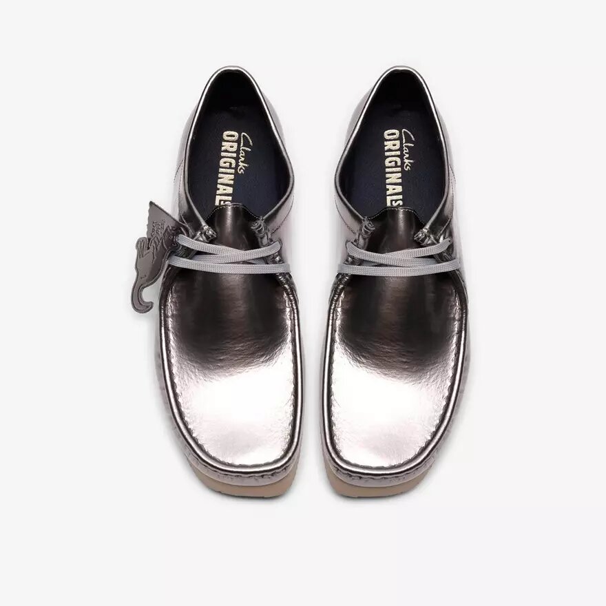 Mens Wallabee 2604 Silver Patent Wallabees Mens Wallabee 2604 Silver Patent Wallabees