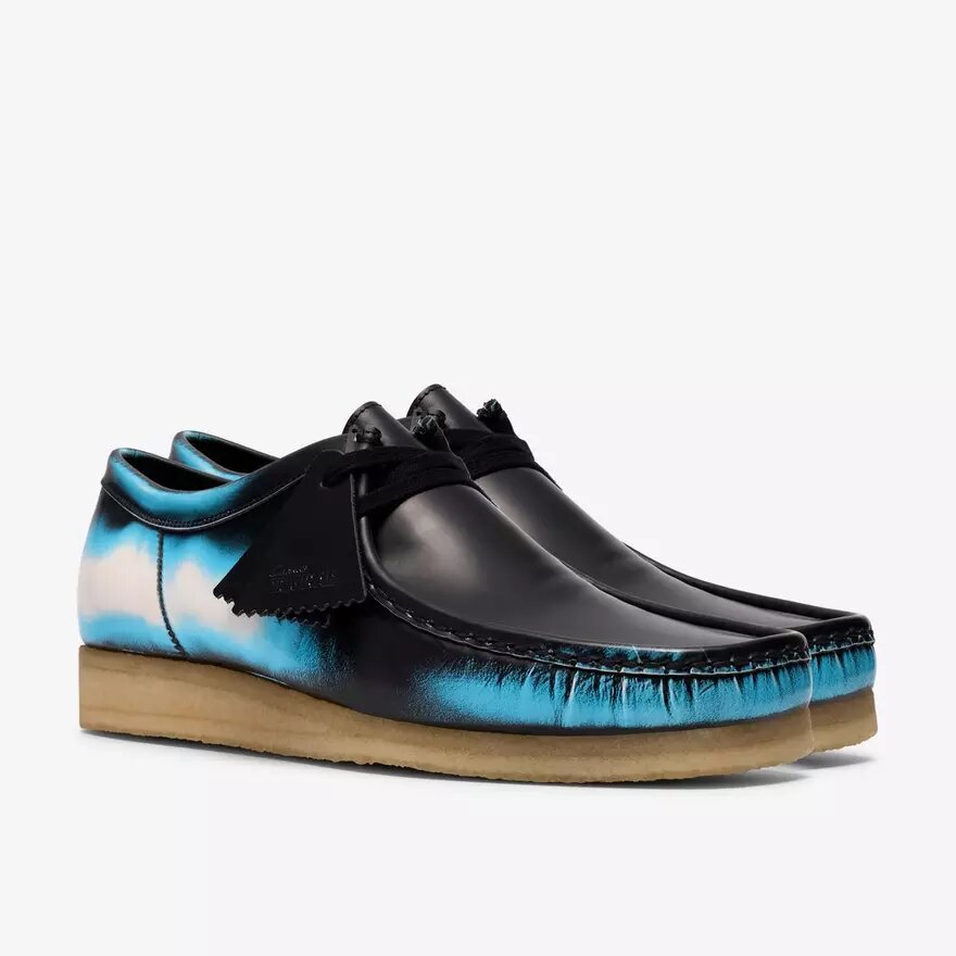 Mens Wallabee Black Brush off Wallabees Mens Wallabee Black Brush off Wallabees