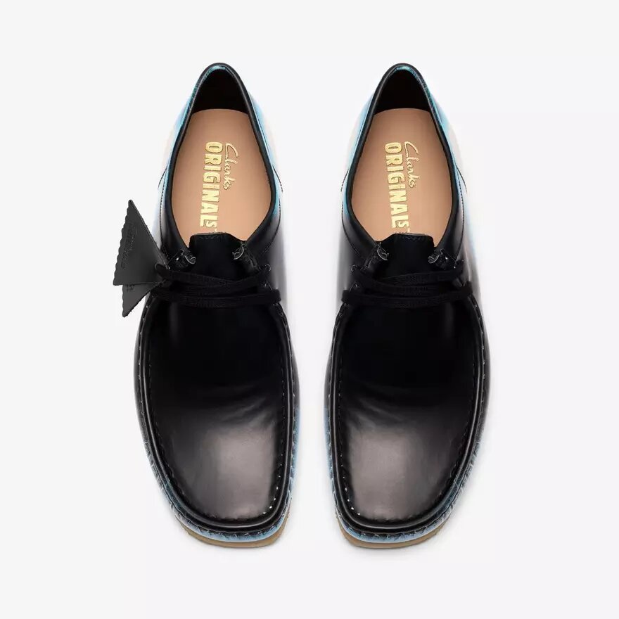 Mens Wallabee Black Brush off Wallabees Mens Wallabee Black Brush off Wallabees