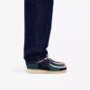 Mens Wallabee Blue/Green Stripe