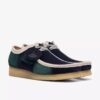 Mens Wallabee Blue/Green Stripe