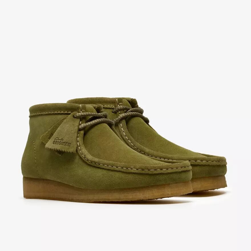 Mens Wallabee Boot Green Suede Wallabees Mens Wallabee Boot Green Suede Wallabees