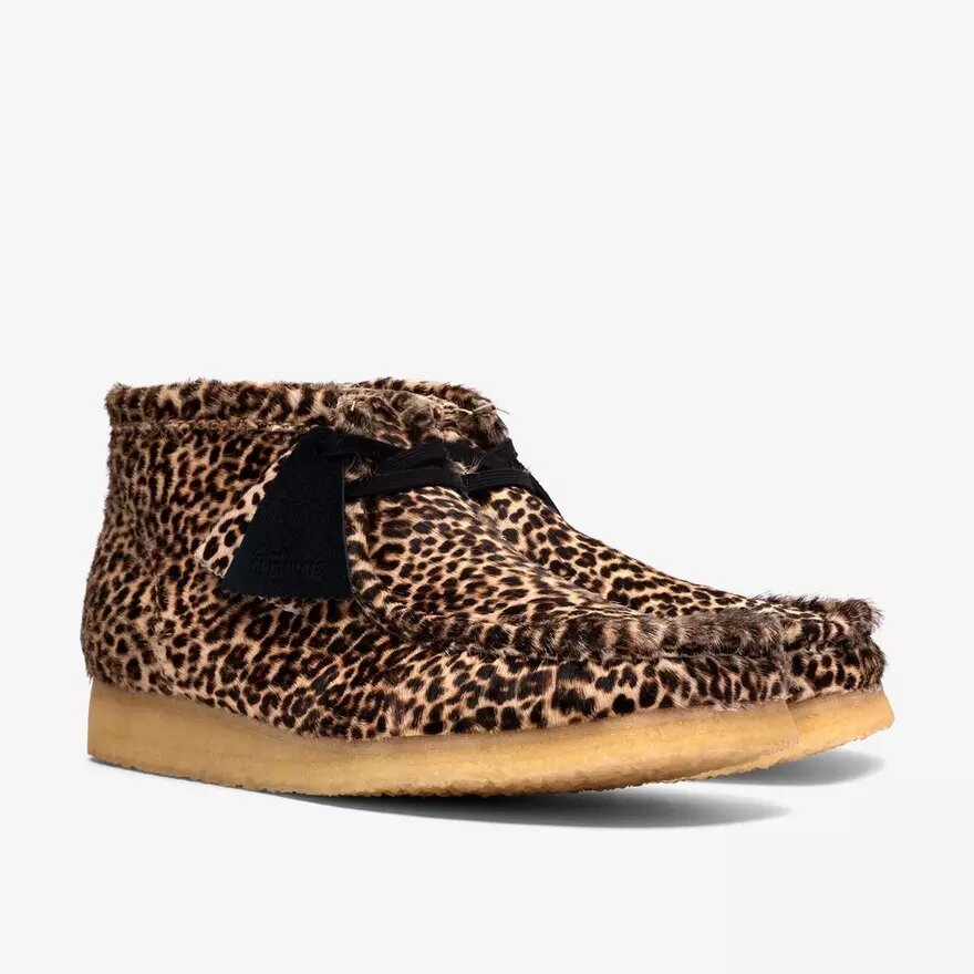 Mens Wallabee Boot Leopard Mens Wallabee Boot Leopard