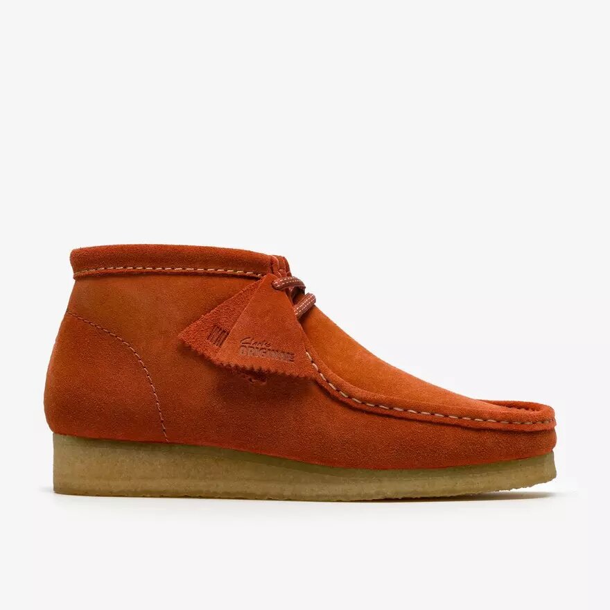 Mens Wallabee Boot Orange Suede Wallabees Mens Wallabee Boot Orange Suede Wallabees