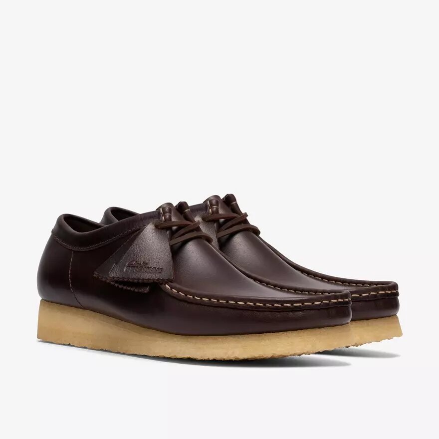 Mens Wallabee Dark Brown Leather Wallabees Mens Wallabee Dark Brown Leather Wallabees