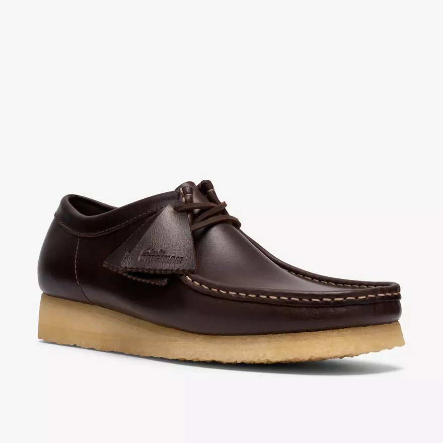 Mens Wallabee Dark Brown Leather Wallabees Mens Wallabee Dark Brown Leather Wallabees