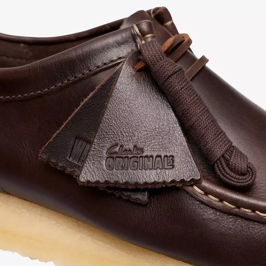 Mens Wallabee Dark Brown Leather Wallabees Mens Wallabee Dark Brown Leather Wallabees