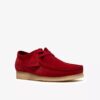 Mens Wallabee Deep Red Suede