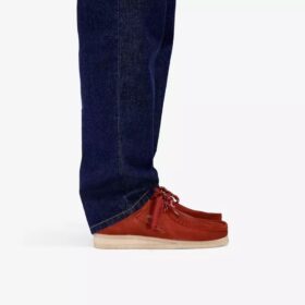 Mens Wallabee Deep Red Suede