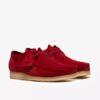 Mens Wallabee Deep Red Suede