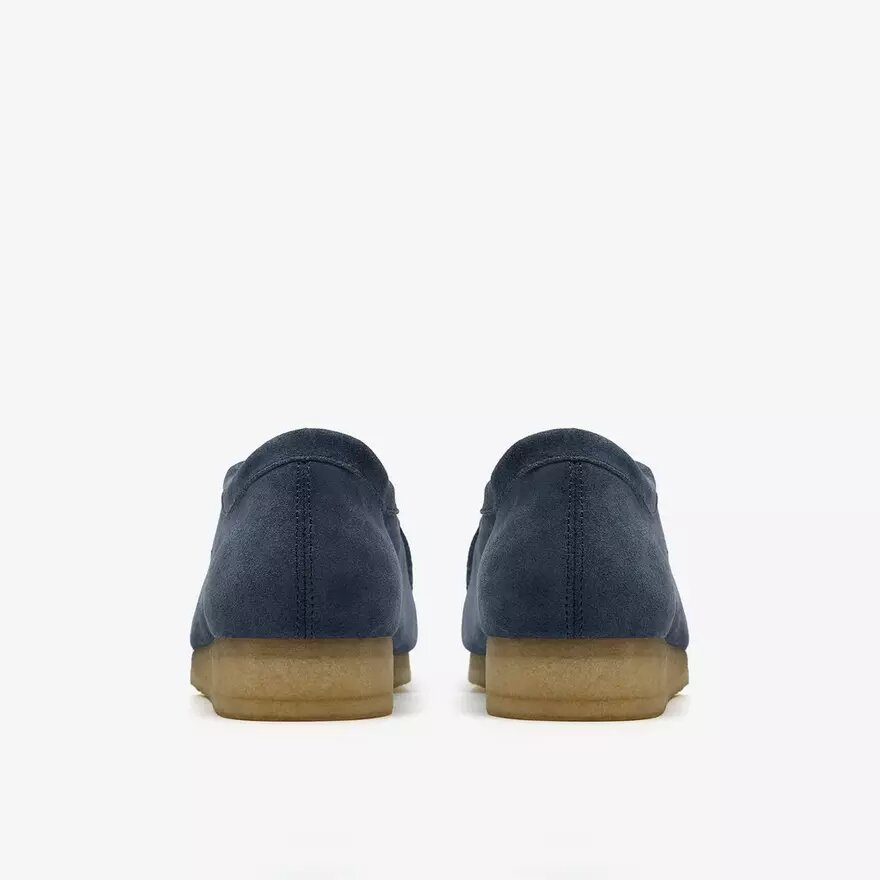 Mens Wallabee Denim Blue Suede Mens Wallabee Denim Blue Suede