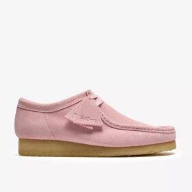 Mens Wallabee Light Pink Suede Wallabees