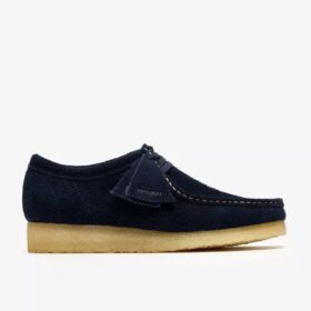 Mens Wallabee Navy Suede Wallabees