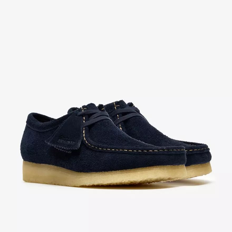 Mens Wallabee Navy Suede Wallabees Mens Wallabee Navy Suede Wallabees