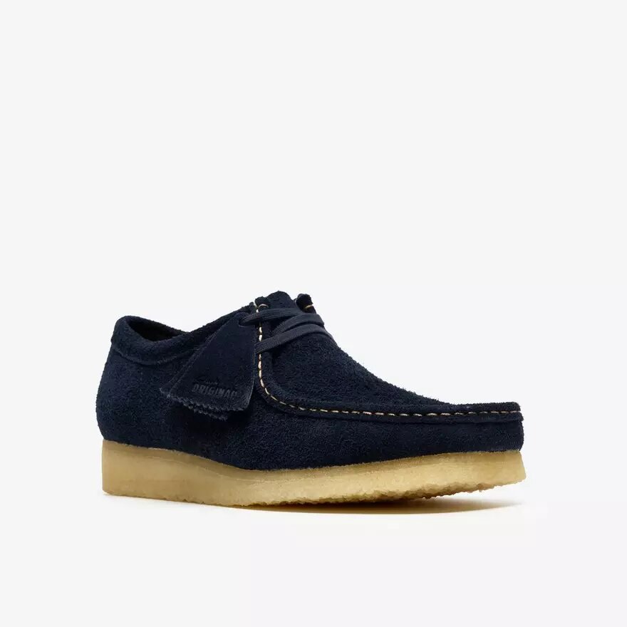 Mens Wallabee Navy Suede Wallabees Mens Wallabee Navy Suede Wallabees