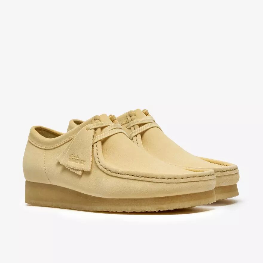 Mens Wallabee Pale Yellow Suede Wallabees Mens Wallabee Pale Yellow Suede Wallabees