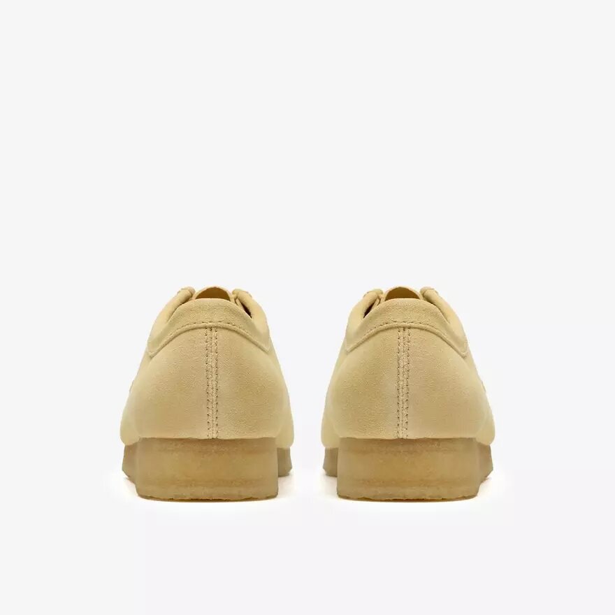 Mens Wallabee Pale Yellow Suede Wallabees Mens Wallabee Pale Yellow Suede Wallabees