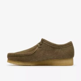 Mens Wallabee Smoke Grey Suede Wallabees