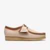 Mens Wallabee White Combination Leather