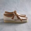 Mens Wallabee White Combination Leather