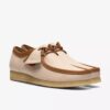 Mens Wallabee White Combination Leather