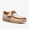 Mens Wallabee White Combination Leather