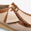 Mens Wallabee White Combination Leather