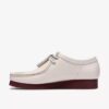 Mens Wallabee White Leather