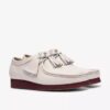 Mens Wallabee White Leather