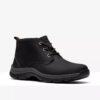 Mens Walpath Chukka Black Leather Boots Mens Walpath Chukka Black Leather Boots