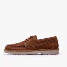 Mens Weltridge Moc Cola Suede Shoes
