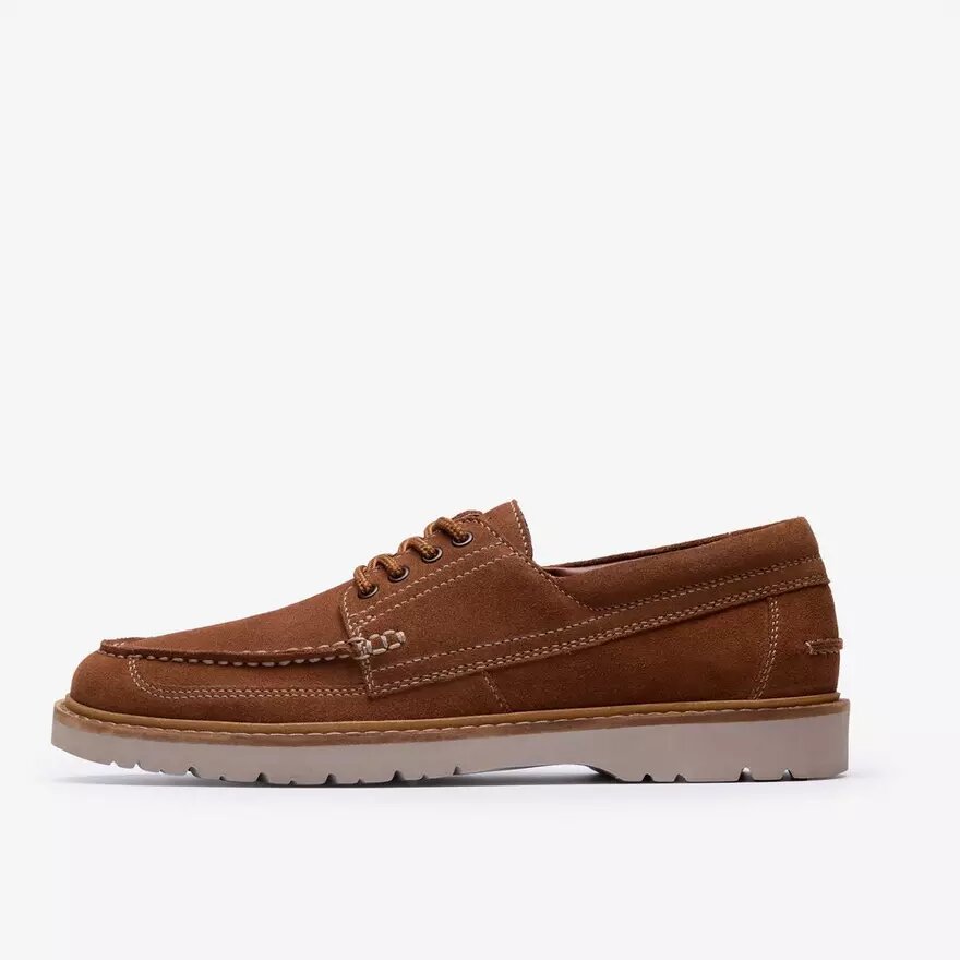 Mens Weltridge Moc Cola Suede Shoes Mens Weltridge Moc Cola Suede Shoes