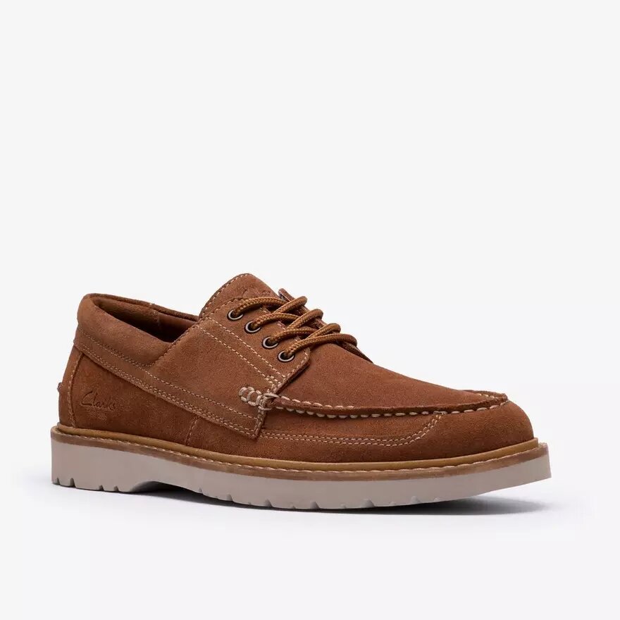 Mens Weltridge Moc Cola Suede Shoes Mens Weltridge Moc Cola Suede Shoes