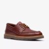 Mens Weltridge Moc Dark Tan Leather Boat Shoe Mens Weltridge Moc Dark Tan Leather Boat Shoe