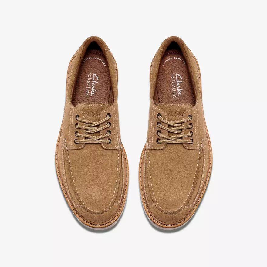 Mens Weltridge Moc Sand Suede Boat Shoe Mens Weltridge Moc Sand Suede Boat Shoe