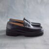 Mens Yukoner Penny Black Leather Loafers Mens Yukoner Penny Black Leather Loafers