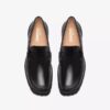 Mens Yukoner Penny Black Leather Loafers Mens Yukoner Penny Black Leather Loafers