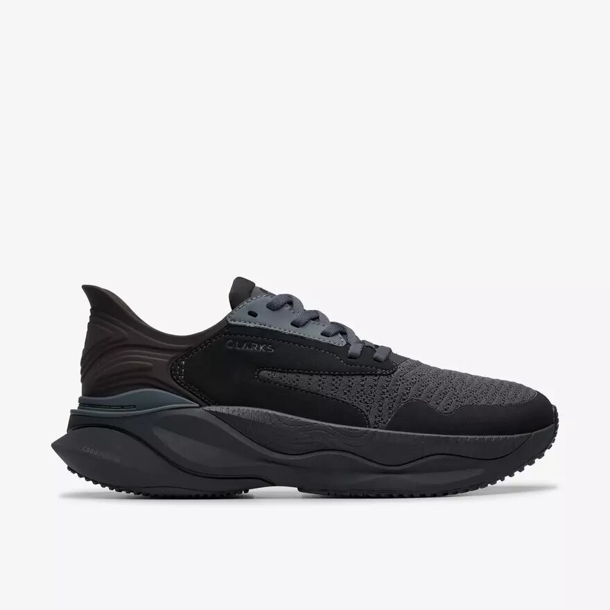 Pace Walk Men’s Black Athleisure Shoes Pace Walk Men’s Black Athleisure Shoes