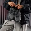 Pace Walk Women’s Black Athleisure Shoes