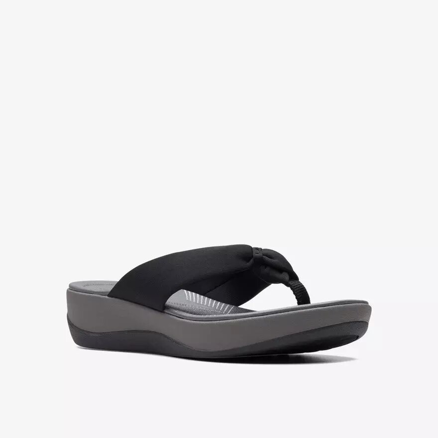 Women’s Arla Glison Black Fabriccloudsteppers™ Flip Flops Women’s Arla Glison Black Fabriccloudsteppers™ Flip Flops