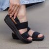 Women’s Arla Stroll Black Cloudsteppers™ Wedges