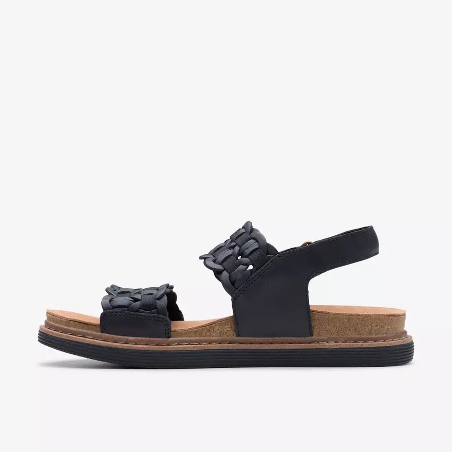 Women’s Arwell Glide Black Combination Flat Sandals Women’s Arwell Glide Black Combination Flat Sandals