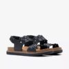 Women’s Arwell Glide Black Combination Flat Sandals Women’s Arwell Glide Black Combination Flat Sandals