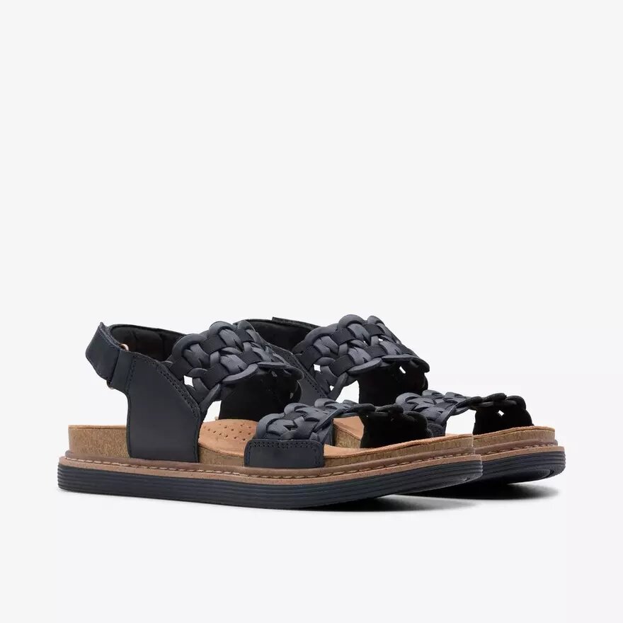 Women’s Arwell Glide Black Combination Flat Sandals Women’s Arwell Glide Black Combination Flat Sandals