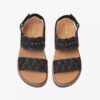 Women’s Arwell Glide Black Combination Flat Sandals Women’s Arwell Glide Black Combination Flat Sandals