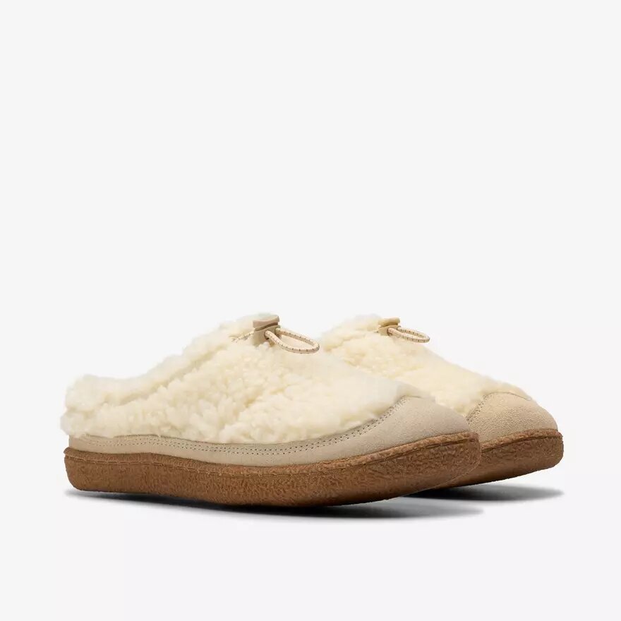 Women’s Belle Wych Ivory Slippers Women’s Belle Wych Ivory Slippers